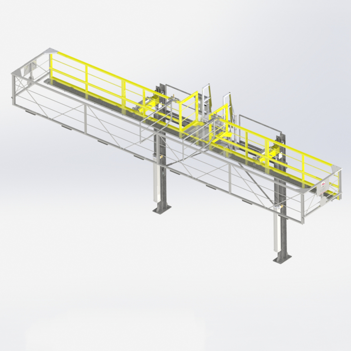 Pasarela transportable modelo C (cuña niveladora)