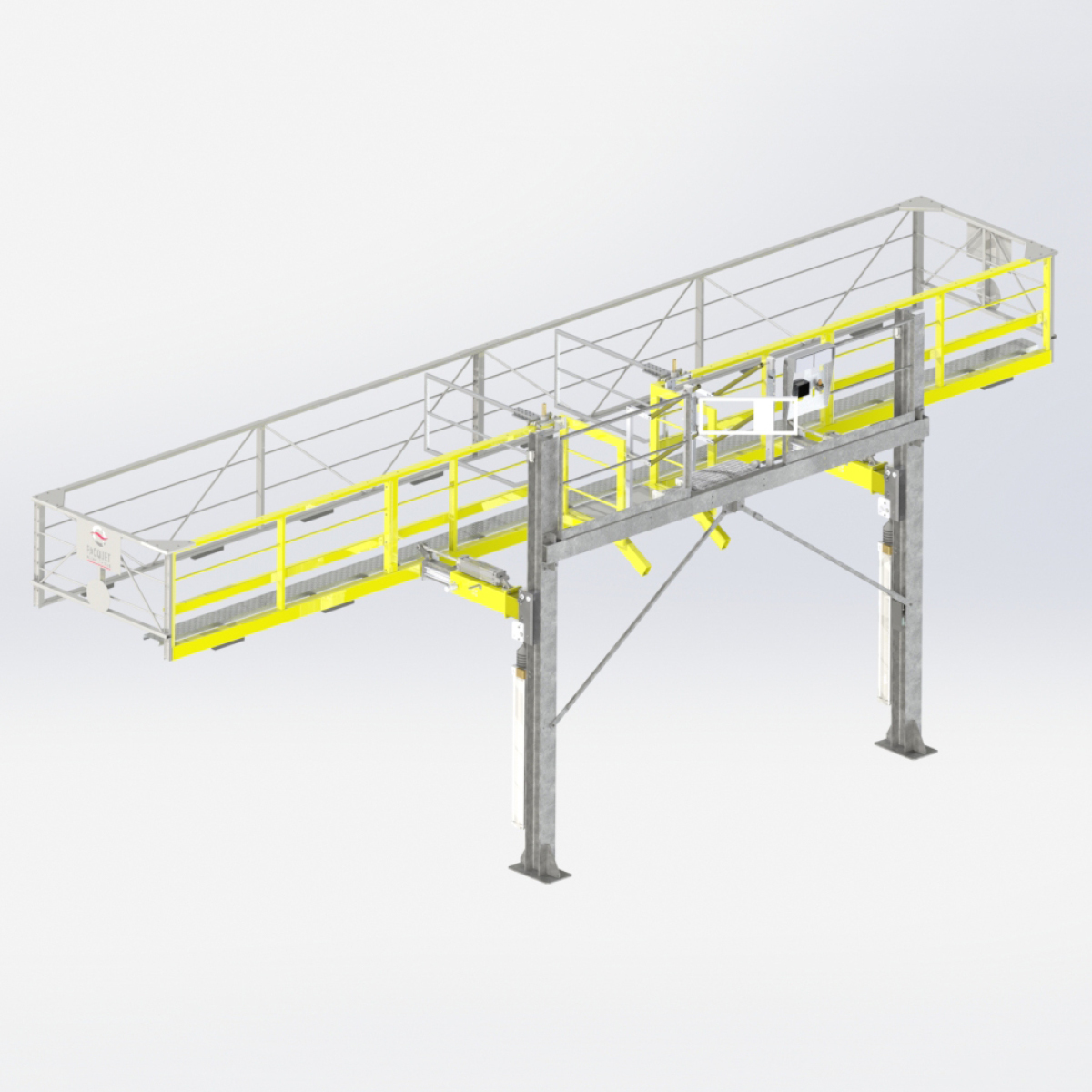 Pasarela transportable modelo C (cuña niveladora)