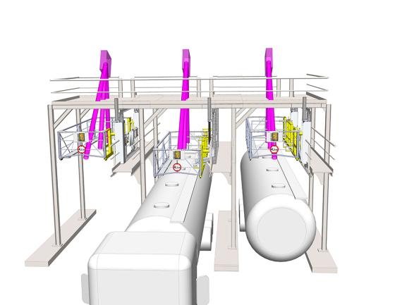 plan poste accès sécurisé citerne 3D, Pacquet plan poste accès sécurisé citerne 3D, Pacquet