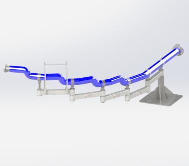 Hose supporting system, Porteflex, Pacquet