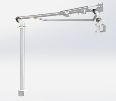 Fixed-reach top loading arm, Pacquet