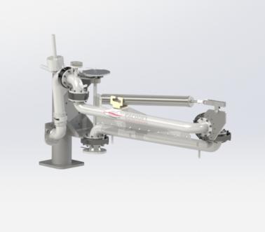 Variable-reach bottom loading arm and unloading arm, Pacquet