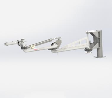 Variable-reach bottom loading arm and unloading arm, Pacquet