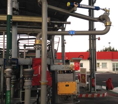 Bras de chargement dôme source, application dépôt pétrolier, Pacquet