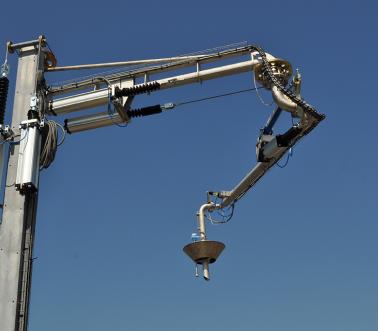 Bras de chargement dôme double débattement et cône pneumatisé, Pacquet