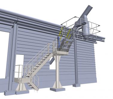 Intégration 3D poste vrac, Pacquet