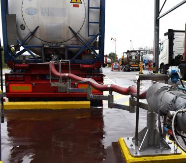Hose supporting system, Porteflex, Pacquet