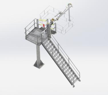 Poste de chargement standard simple, Pacquet