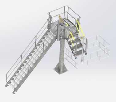 Poste de chargement standard simple, Pacquet
