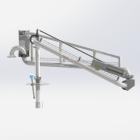 Brazo de carga superior de alcance variable, Pacquet