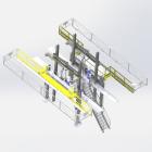 Monte et Baisse laadbordes met platform en klaptrap, topbelading tanks, Pacquet