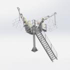 Poste de chargement standard double, Pacquet