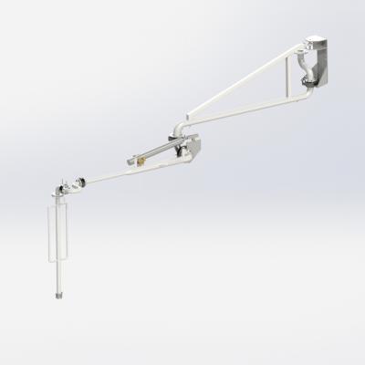 Brazo de carga, brazo de descarga superior de alcance variable, Pacquet