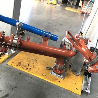 Variable-reach top loading arm, Pacquet