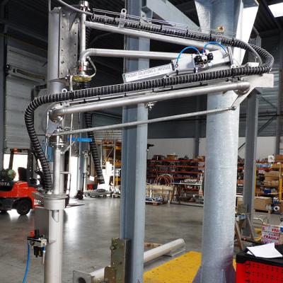 Variable-reach drum loading arm, Pacquet